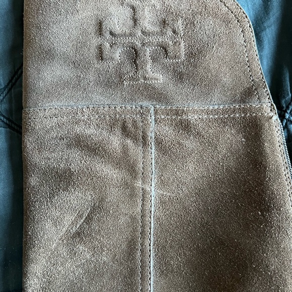 Tory Burch Shoes - Tory Burch over the knee taupe Suede boots